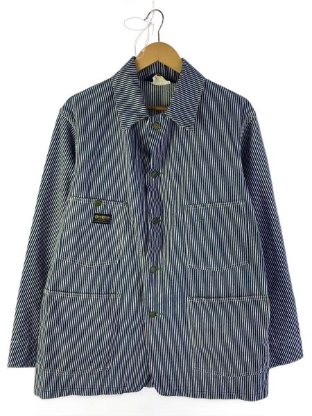 OSHKOSH ヒッコリー カバーオール USA製 40R OshKosh(オシュコシュ) / USA製/ヒッコリー/カバーオール/40/コットン