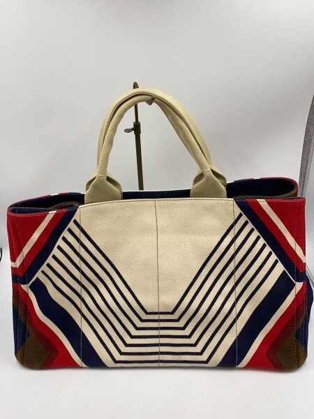 PRADA(プラダ) / トートバッグ/キャンバス/RED/プリント | 中古品の 