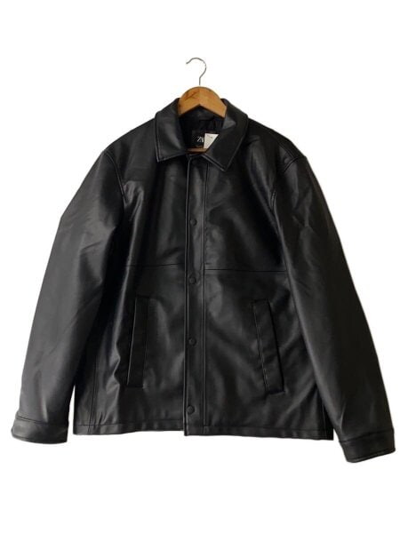 ZARA(ザラ) / ジャケット/XL/フェイクレザー/BLK// | 古着の販売・通販