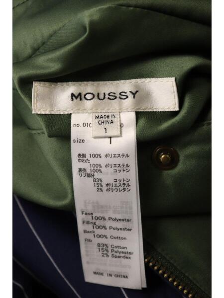 MOUSSY(マウジー) / PIN STRIPE JACKET/タグ付き/MA-1/リバーシブル 