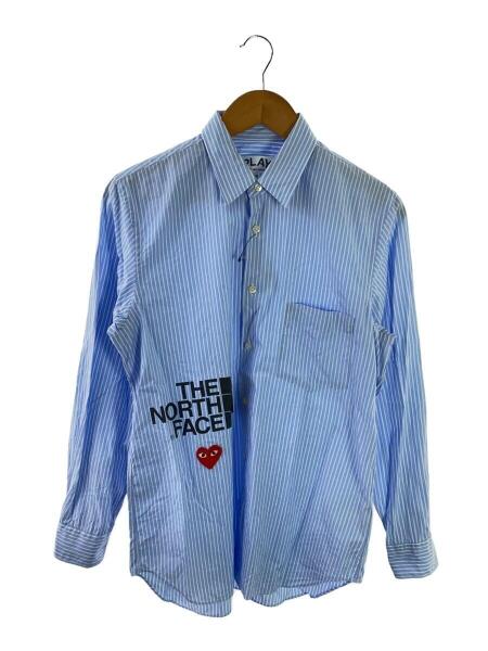 コムデギャルソンxノースフェイス 限定ストライプシャツ PLAY × THE