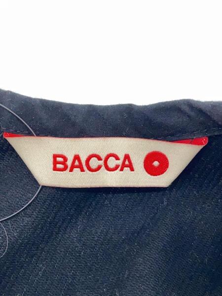 BACCA / ノースリーブワンピース/34/コットン/BLK/無地/35-06-02-06403 BACCA(バッカ) / ノースリーブワンピース/36/コットン/ブラック/無地