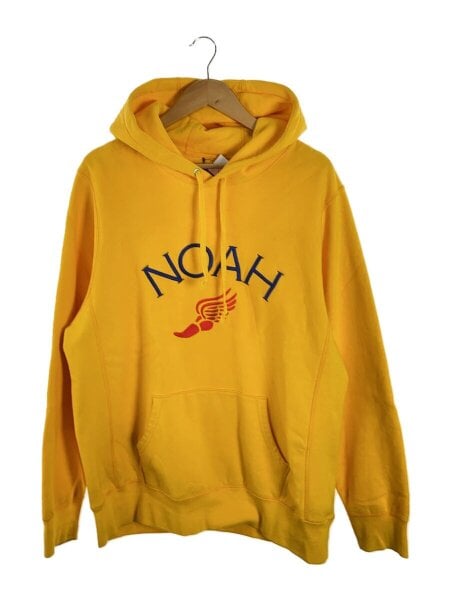 NOAH(ノア) / ロゴ刺繍パーカー/パーカー/XL/コットン/イエロー/20-070 