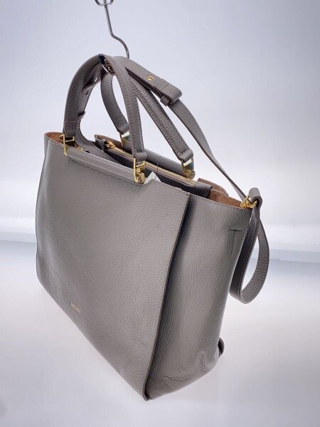 IACUCCI(イアクッチ) / ショルダーバッグ/レザー/グレー/無地 | 中古品 