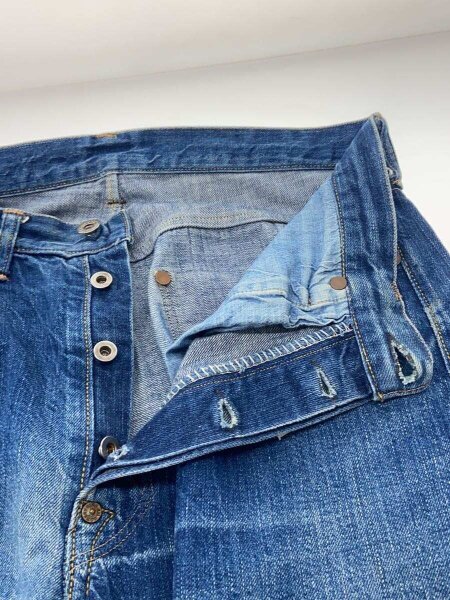 BOWERY BLUE MAKERS / 月桂樹ボタン/ボトム/--/コットン/インディゴ// BOWERY BLUE MAKERS(バワリーブルーメーカーズ) / 月桂樹ボタン/ボトム