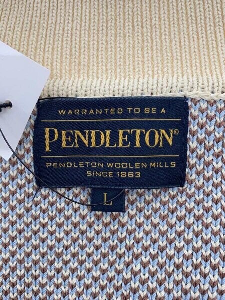 PENDLETON(ペンドルトン) / カーディガン(厚手)/L/コットン/ブルー 
