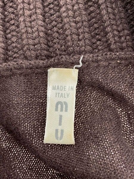 MIU MIU(ミュウミュウ) / archive/90s/白タグカシミヤ、シルク混