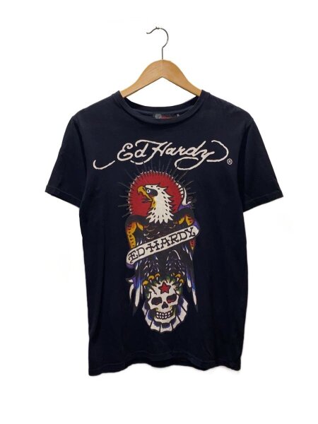 Ed Hardy(エドハーディー) / Tシャツ/S/コットン/ブラック | 古着の 