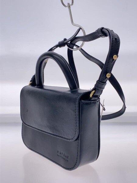 O MY BAG(オーマイバッグ) / ショルダーバッグ/レザー/BLK/無地 | 中古 