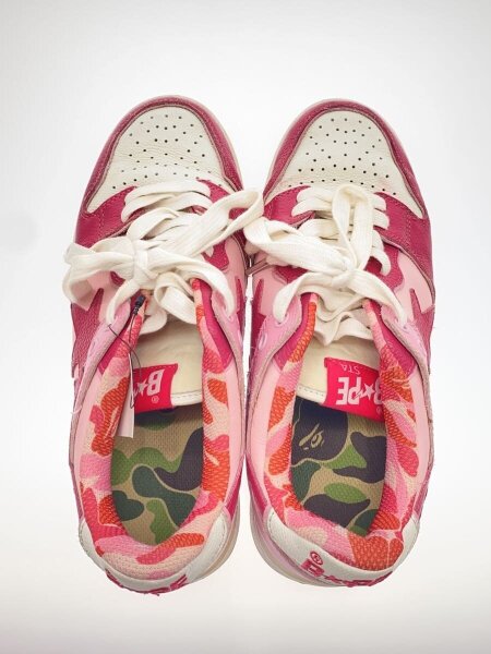 BAPE STA!(ベイプスタ) / A BATHING APE BAPESTA PINK/ ローカット 