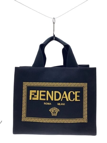 FENDI(フェンディ) / FENDACE/トートバッグ/キャンバス/BLK | 中古品の 