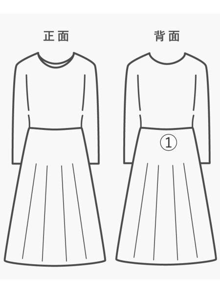 LEJA(レジャ) / 花柄レースカラースパンコールAラインワンピースドレス