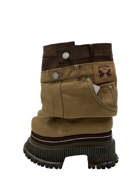 靴 YELLO CRAFTMAN PLATFORM SHORT BOOTS YELLO(イエロー) / CRAFTMAN PLATFORM SHORT BOOTS/ブーツ/M/CML