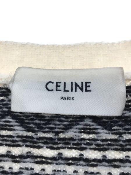 CELINE(セリーヌ) / カーディガン(薄手)/L/ウール/CRM/総柄/2A08L715M