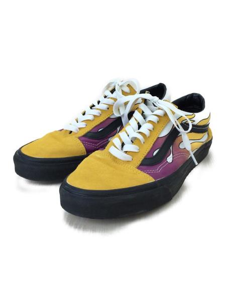 VANS(バンズ) / 使用感有/FLAME/ファイヤーパターン/ローカット 