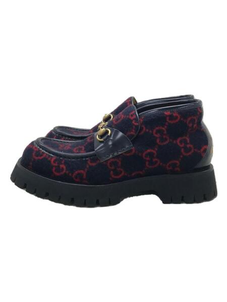 GUCCI(グッチ) / ブーツ/UK9/NVY/ウール/アンクルブーツ/GG柄 GUCCI(グッチ) / ブーツ/UK9/NVY/ウール/アンクルブーツ/GG柄