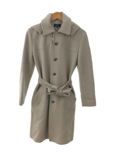 A.P.C.(アーペーセー) / ベルテッドフードコート/XS/ウール/CRM/23411 
