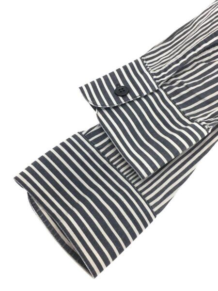 アニエスベーオム ガラガラ agnès b. HOMME 帽子 白黒ボーダー柄