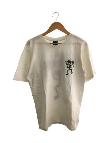 STUSSY(ステューシー) / Tシャツ/L/コットン/WHT/プリント/シャドー 