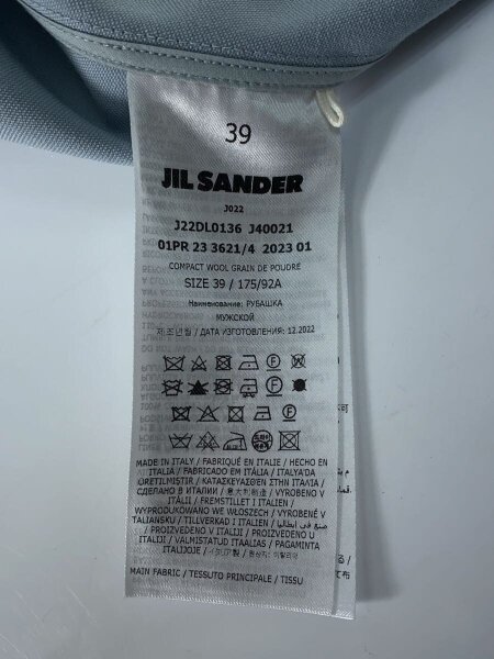 JIL SANDER(ジルサンダー) / ジップシャツジャケット/--/ウール/BLU