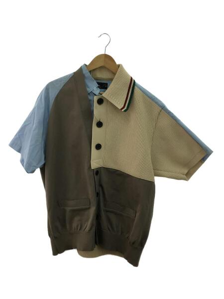 kolor(カラー) / 21SS/半袖シャツ/3/ポリエステル/WHT/21SCM-N03301  