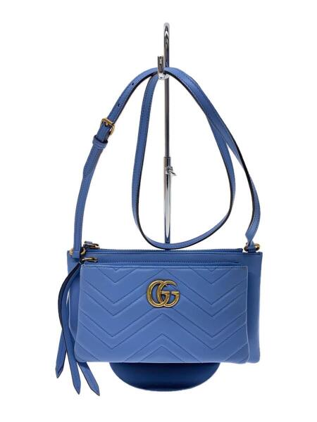 GUCCI(グッチ) / GGマーモント_キルティング/ショルダーバッグ/レザー 