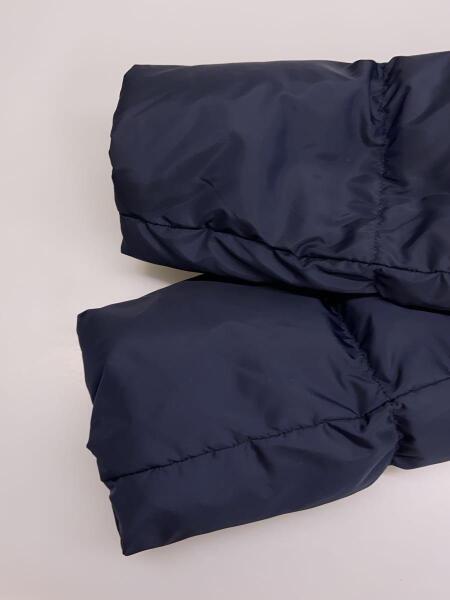 ef-de エフデ ネイビー 紺 ダウンコート ショールカラー 女優襟 9 新品 