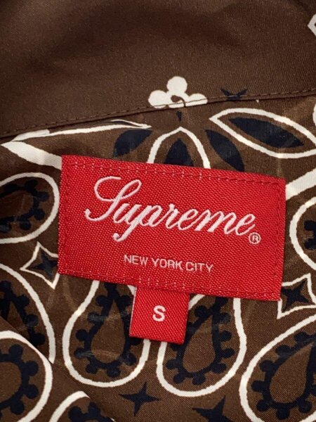 Supreme(シュプリーム) / 21SS/Bandana Silk S/S Shirt/S/シルク 
