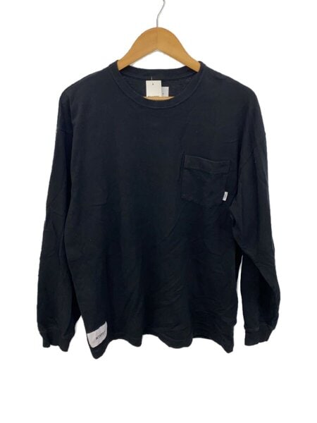 WTAPS(ダブルタップス) / 24AW/AII/LS/長袖Tシャツ/2/コットン/BLK 