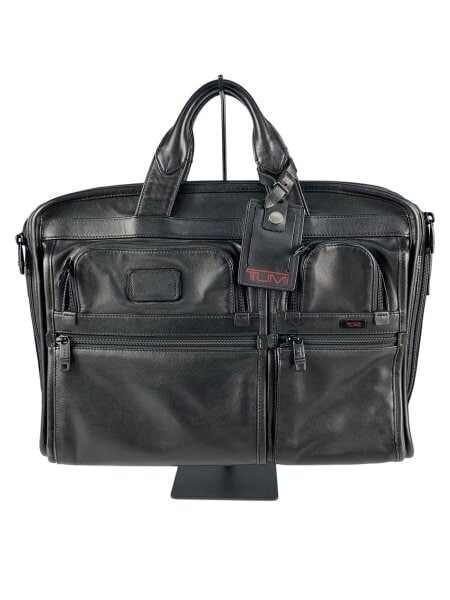 TUMI(トゥミ) / ブリーフケース/レザー/BLK/無地/96114DH | 中古品の 
