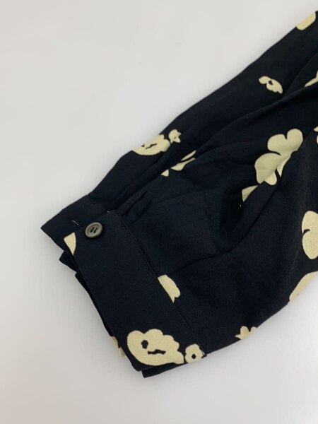 A.P.C.(アーペーセー) / 長袖ワンピース/34/レーヨン/BLK/花柄/23193-1 