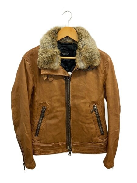 BURBERRY ライダース　ジャケット　BMP24-322-54 BURBERRY BLACK LABEL(バーバリーブラックレーベル) / ラビットファー