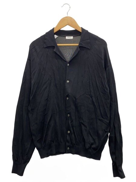 crepuscule(クレプスキュール) / open collar knit shirt/カーディガン