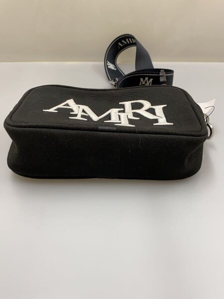 AMIRI(アミリ) / Staggered Logo/ショルダーバッグ/キャンバス/BLK