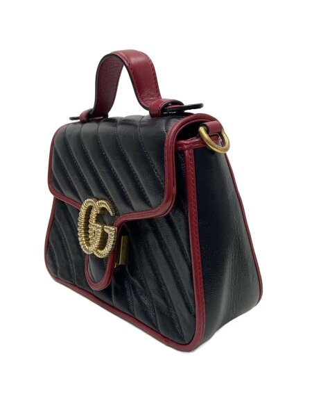 GUCCI(グッチ) / ミニ・トップハンドルバッグ_GGマーモント_ 