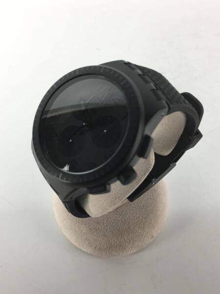 SWATCH / クォーツ腕時計/アナログ/ラバー/BLK/BLU/SS SWATCH(スウォッチ) / スウォッチ/クォーツ腕時計/アナログ/ラバー/BLK