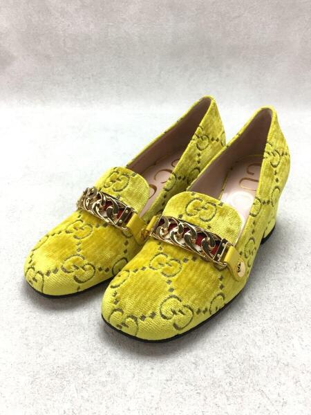 GUCCI(グッチ) / 525082/Sylvie GG velvet mid-heel lofer/シルビィ 
