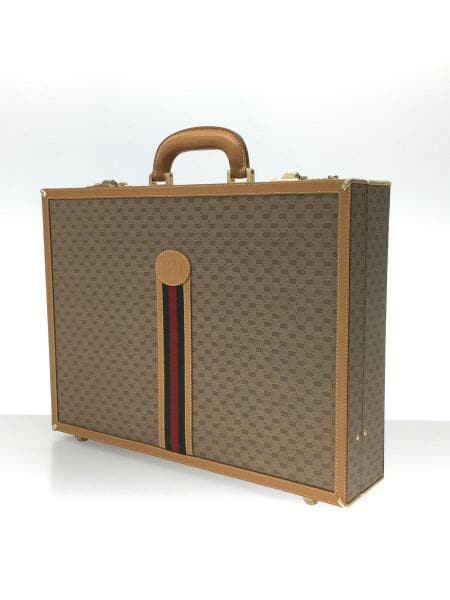 グッチ　アタッシュケース GUCCI(グッチ) / アタッシュケース/レザー/BEG/総柄/80年代/OLD