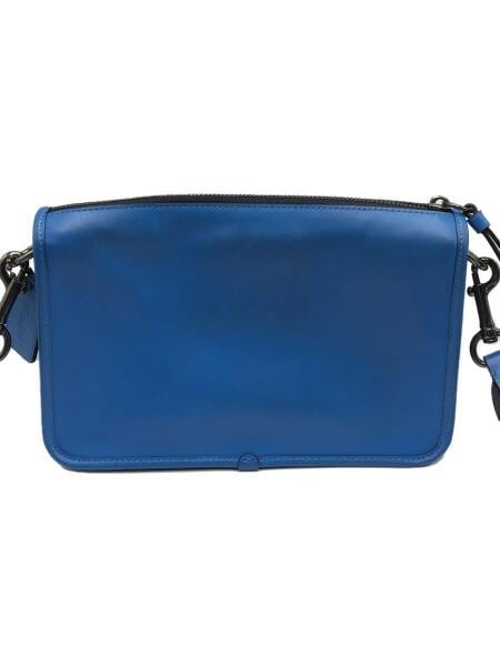 COACH(コーチ) / ショルダーバッグ/レザー/BLU/無地/C1592 | 中古品の 