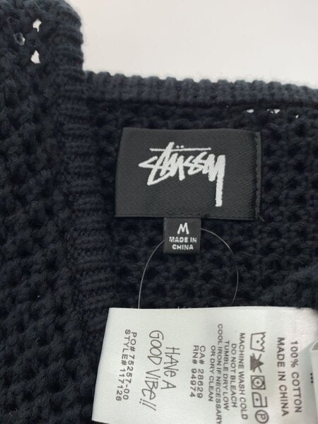 STUSSY(ステューシー) / ベスト/M/コットン/BLK/117126/Odeyd Mesh