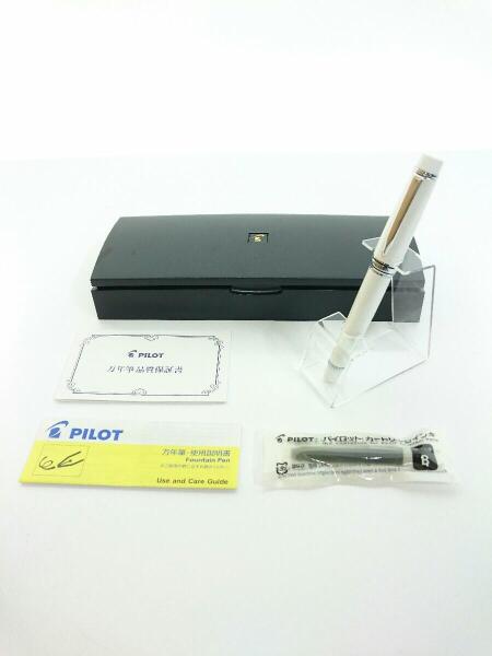 PILOT STELLA 90s Pearl White 万年筆 字幅F