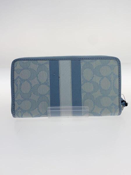 COACH(コーチ) / 長財布/キャンバス/BLU/レディース/C9073 | 中古品の 