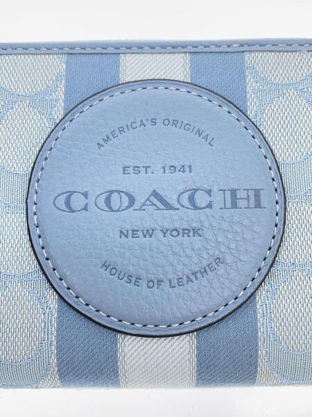 COACH(コーチ) / 長財布/キャンバス/BLU/レディース/C9073 | 中古品の 