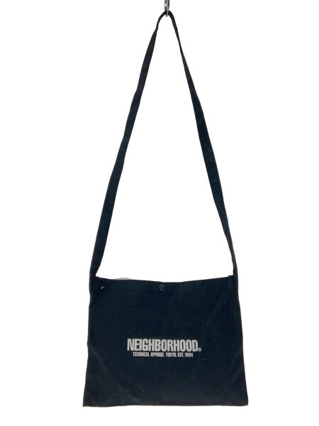 NEIGHBORHOOD(ネイバーフッド) / ショルダーバッグ/コットン/BLK 