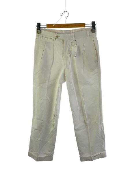 BERNARD ZINS(ベルナールザンス) / スラックスパンツ/38/コットン/WHT