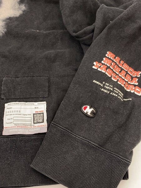 MIHARA YASUHIRO(ミハラヤスヒロ) / スウェット/48/コットン/BLK/無地