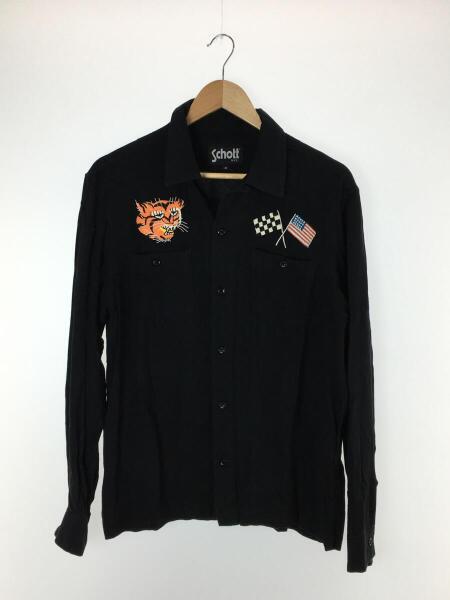 Schott(ショット) / 長袖シャツ/M/レーヨン/BLK | 古着の販売・通販