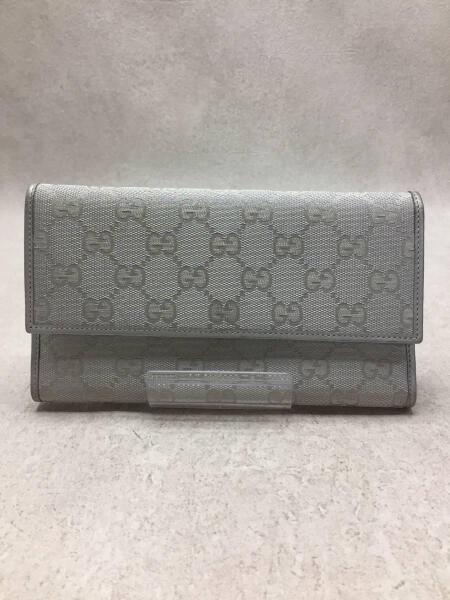 GUCCI(グッチ) / グッチ/長財布/257303/GGキャンバス/SLV/総柄