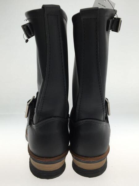 RED WING◆エンジニアブーツ・エンジニア/US8.5/BLK/レザー エンジニアブーツ&frasl;--&frasl;BLK&frasl;レザー&frasl;&frasl;