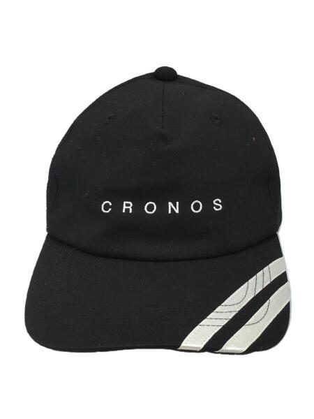 CRONOS クロノス ブラックキャップ ロゴ刺繍付き クロノス CRONOS 帽子